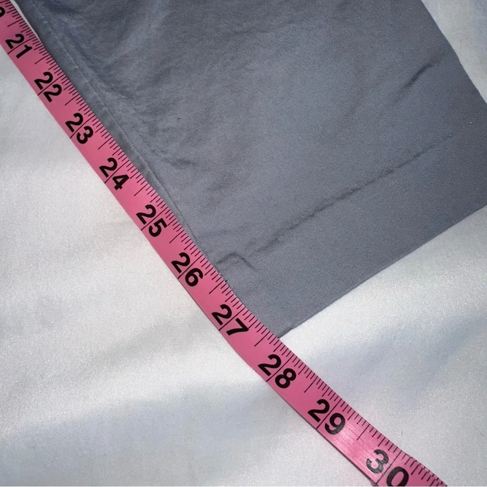 Gray Stretch Chino Pants